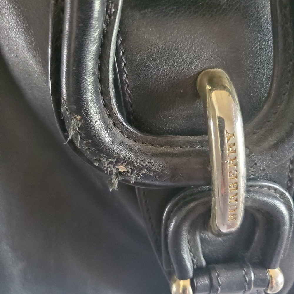 Burberry black lambskin hobo - Picture 3 of 9